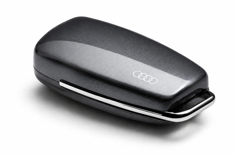 Audi sleutelcover (Audi ringen) Daytona grijs