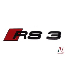 Audi RS3 (8V) embleem achterzijde zwart