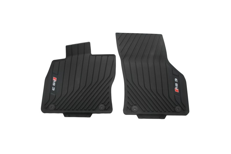 Audi RS3 (8V) rubberen mattenset (voorzijde) Audi RS3 (8V) rubberen mattenset (voorzijde)