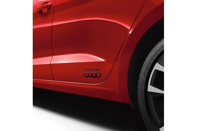 Audi decorfolie zijkant met logo