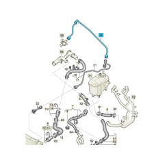 Audi ontluchtingsleiding achter 8W0121081AR