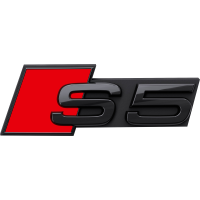 Audi S5 (B9) 'Black Edition' grille embleem Audi S5 (B9) 'Black Edition' grille embleem