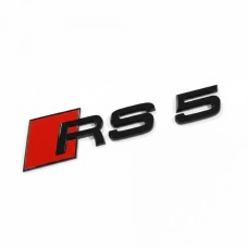 Audi RS5 embleem achterzijde zwart