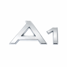 Audi A1 (8X) embleem achterzijde chrome