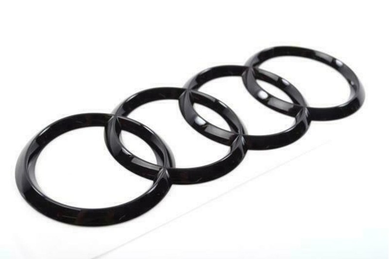 Audi A1 (8X), Audi Q3 (F3) logo zwart achterzijde