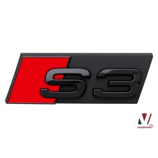 Audi S3 8Y zwart embleem voor