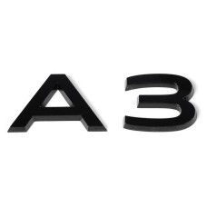 Audi A3 embleem achterzijde black-edition