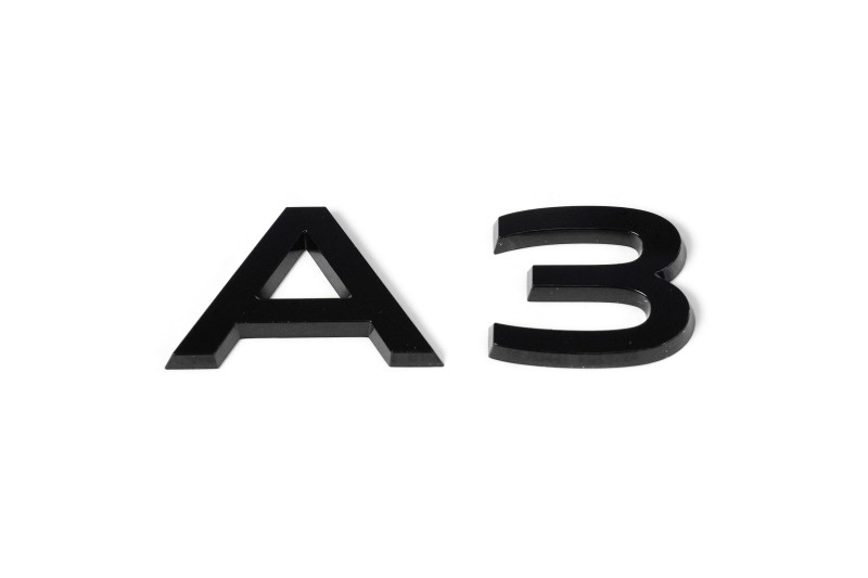 Audi A3 embleem achterzijde black-edition