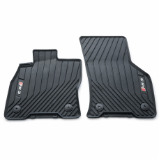 Audi A3 (8Y) rubberen mattenset met RS3 opdruk (voorzijde)