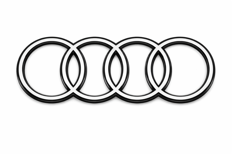 Audi Q5 (GU) achterzijde logo poolwit embleem Audi Q5 (GU) achterzijde logo poolwit embleem