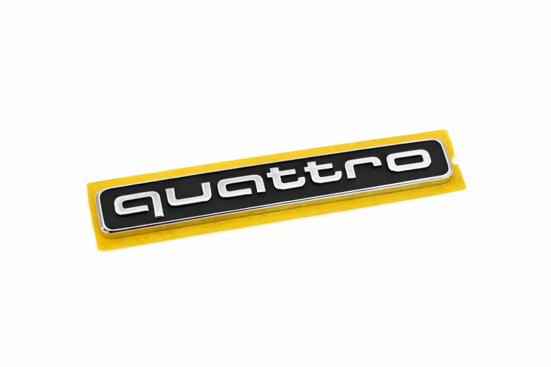 Audi embleem 'quattro' achterzijde Audi embleem 'quattro' achterzijde