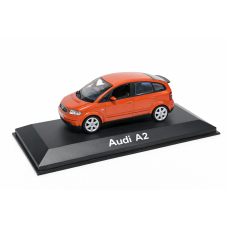 Audi A2 modelauto (1:43) rood-oranje
