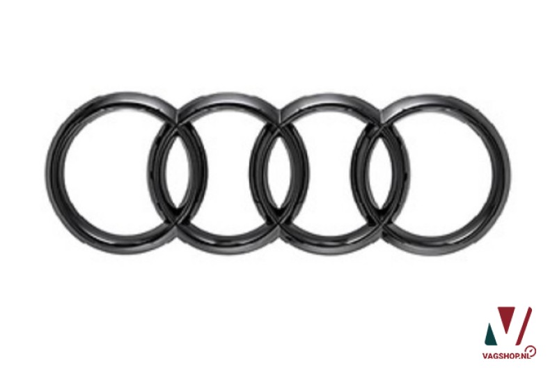 Audi A3 (8Y), A4 (8W), A5 (8W) zwart logo voorzijde grille