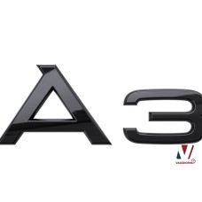 Audi A3 8Y zwart embleem achter