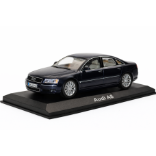 Audi A8 modelauto (1:43) donkerblauw