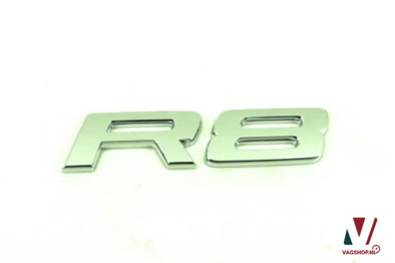 Audi R8 embleem achterzijde