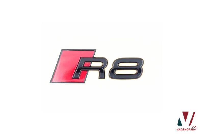 Audi R8 embleem achterzijde
