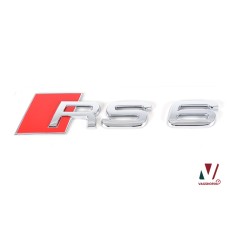 Audi RS6 embleem achterzijde