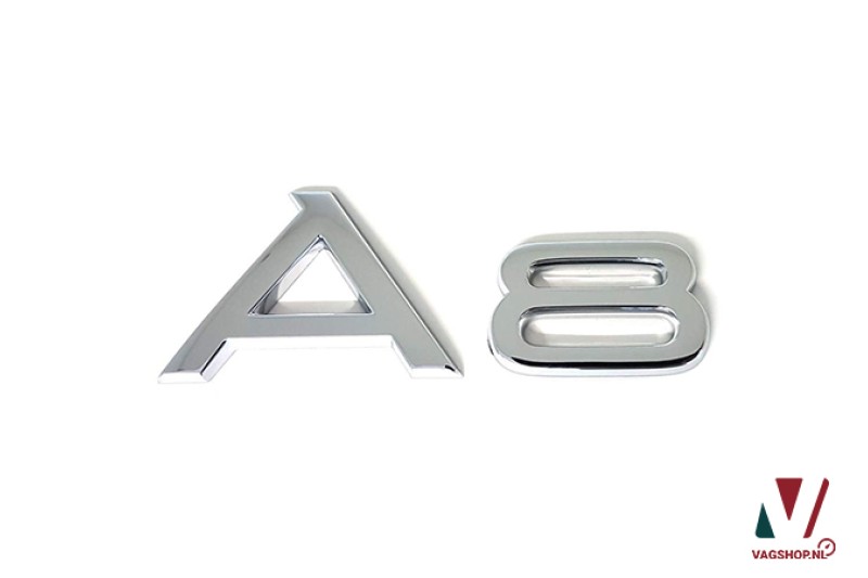 Audi A8 embleem achterzijde