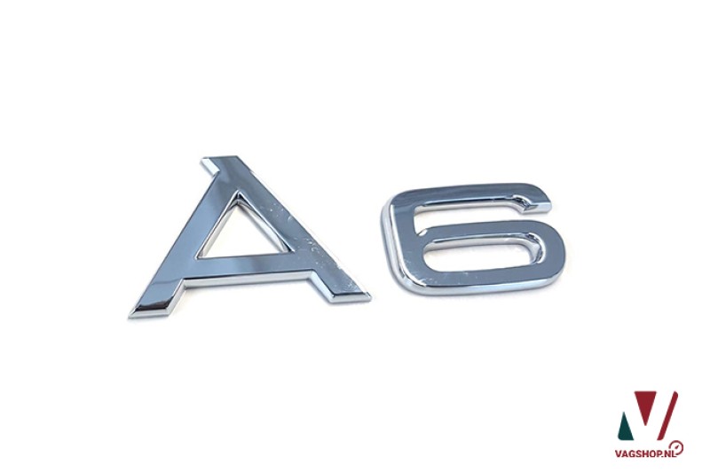 Audi A6 embleem achterzijde