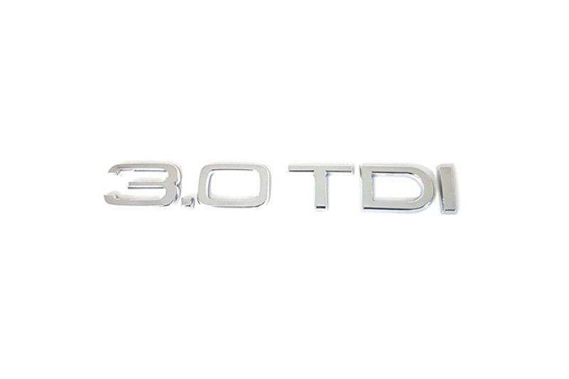 Audi 3.0 TDI embleem achterzijde