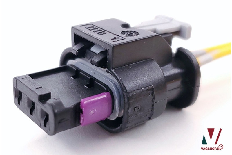 3-polig stekkerhuis connector
