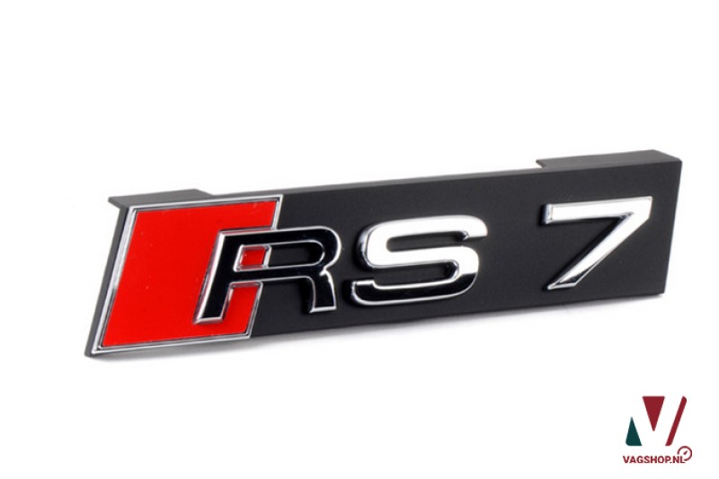 Audi RS7 grille embleem chroom
