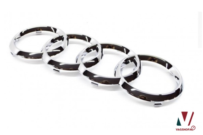 Audi (A4, A6, A7, A8, Q3, Q5, Q7) logo grill chrome