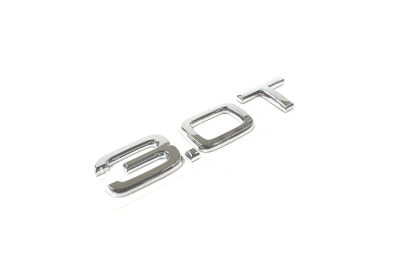 Audi 3.0T embleem achterzijde