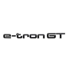 Audi e-tron GT embleem zwart achterzijde