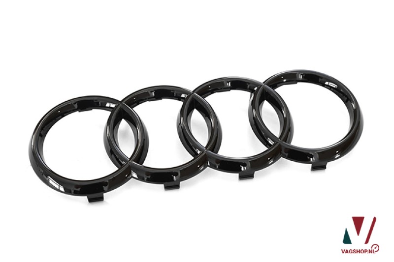 Audi A8, Q2, Q8 zwart grill embleem