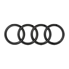 Audi Q4 logo achterzijde (black edition)