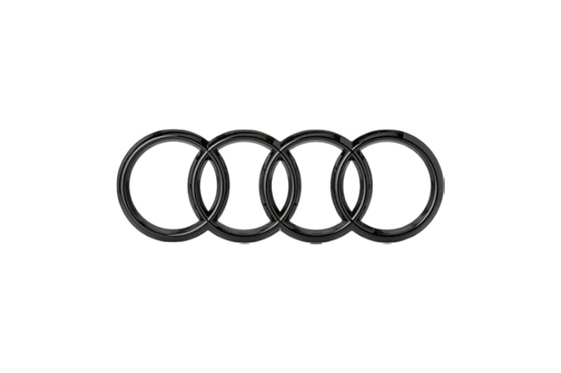 Audi Q4 logo achterzijde (black edition)