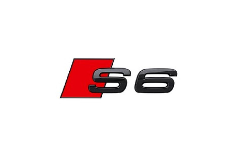 Audi S6 embleem achterzijde