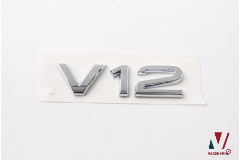 Audi Q7 (4L) V12 embleem achterzijde
