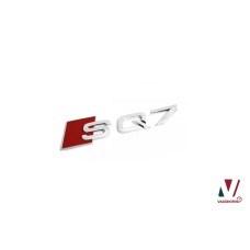 Audi SQ7 embleem zij- en achterkant