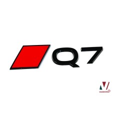 Audi Q7 (4M) zwart embleem achterzijde 