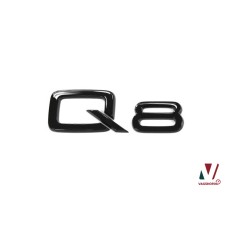 Audi Q8 embleem hoogglans zwart 
