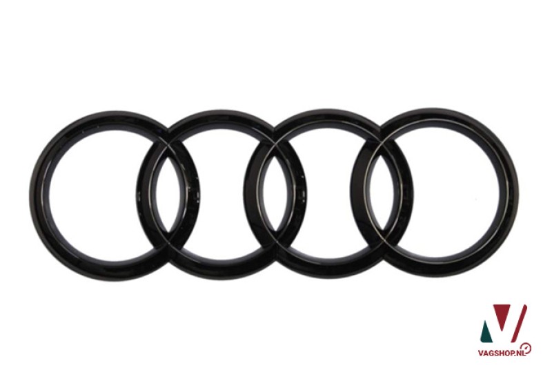 Audi e-tron logo zwart achterzijde (GP1)