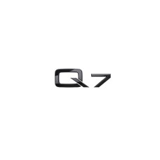 Audi Q7 embleem zwart achterzijde