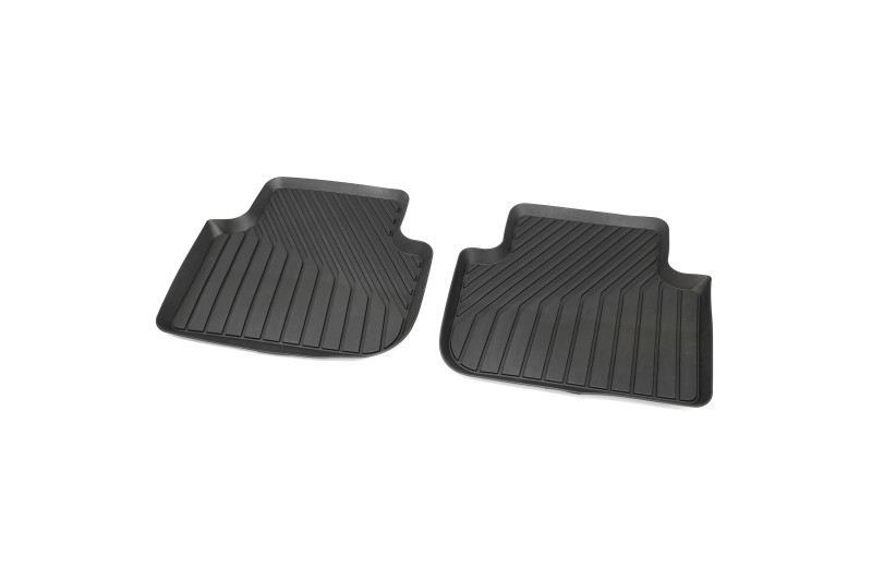 Audi Q3 (FJ) rubberen mattenset (achterzijde) Audi Q3 (FJ) rubberen mattenset (achterzijde)