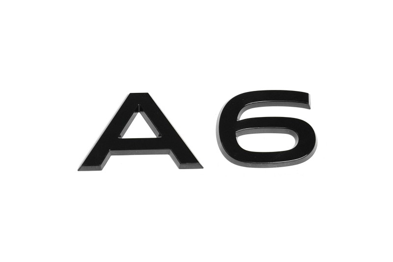 Audi A6 (C9) embleem achterzijde zwart