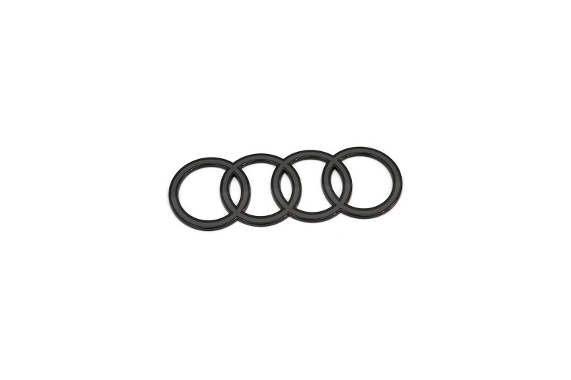Audi Q6 e-tron logo antracietgrijs achterzijde