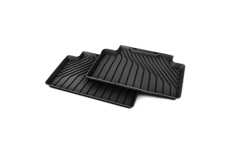 Audi Q6 rubberen mattenset (achterzijde)
