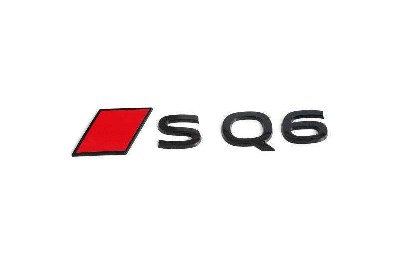 Audi SQ6 e-tron embleem achterzijde