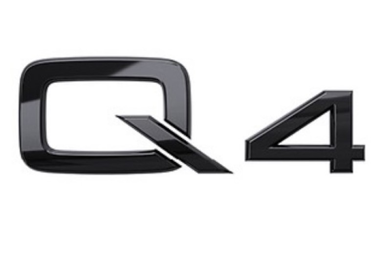 Audi Q4 embleem achterzijde 
