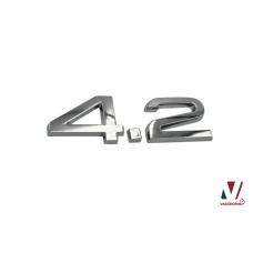 Audi 4.2 embleem achterzijde