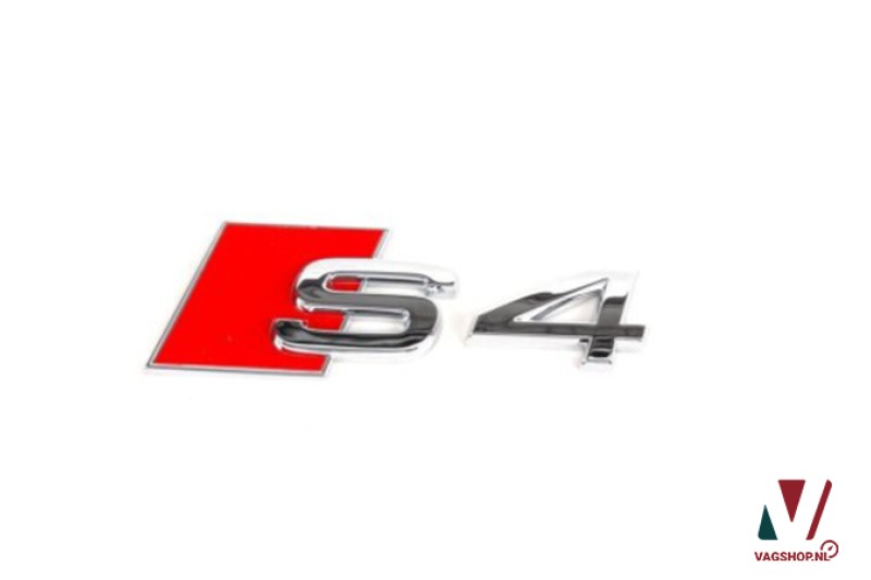Audi S4 embleem achterzijde chrome