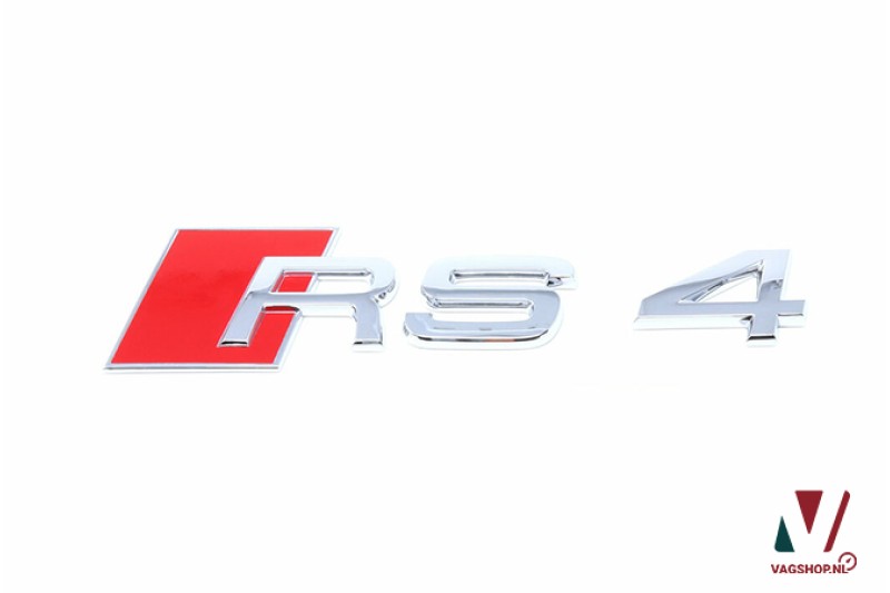 Audi RS4 embleem achterzijde