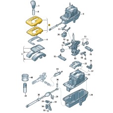 Audi A4 (B6) aluminium afdekking multitronic